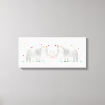 Två elefanter och en apa