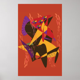 Två Eleganta Svarta Kvinnor Poster
