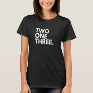 TVÅ EN TRE-områdeskod 213 Los Angeles CA Califor T Shirt