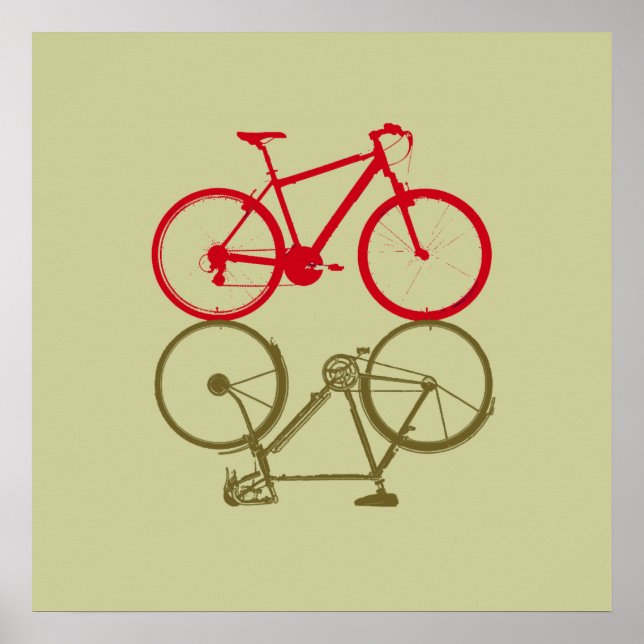 två enkla cyklar poster (Framsidan)