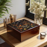 Två erbjudanden i en Fantasy Realm Keepsakbox Minnesask<br><div class="desc">Smyckeskrin med en bild av två hjort i en fantasi-skog på den. Objekt är anpassade,  ställ in namn eller fras som du vill ha.</div>