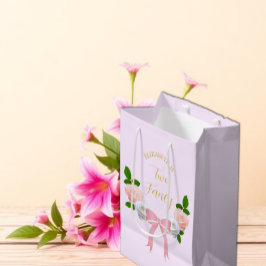 Två Fancy Bow Blommig Födelsedag