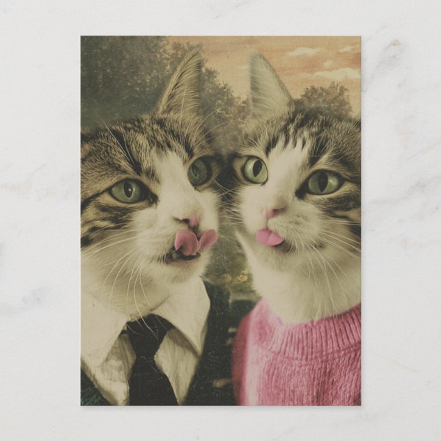 Två Fånig Vykort (Framsida)