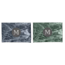 Två färg marble monogram - Plocka färger
