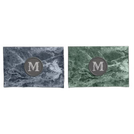 Två färg marble monogram - Plocka färger