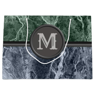 Två färg marble monogram - Plocka färger