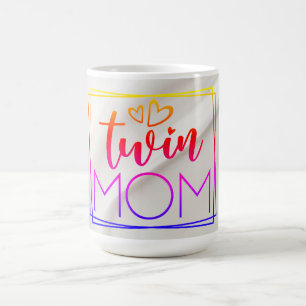 Två Färgader i Mamma Kaffemugg