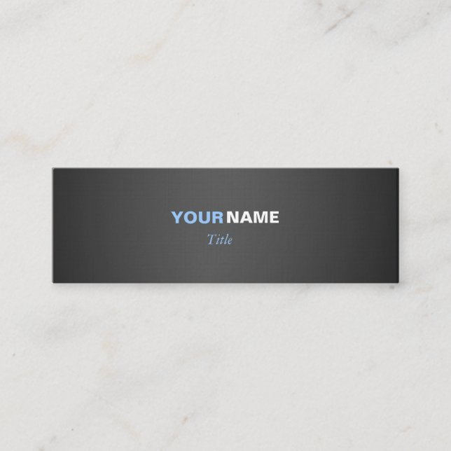 Två färger mini visitkort (Framsida)