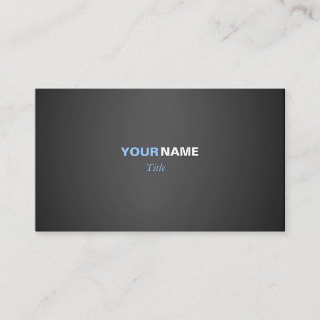 Två färger visitkort (Framsida)