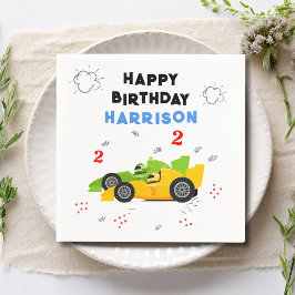Två Fast 2:a födelsedagsbilars Tävla för barn, Nam Pappersservett