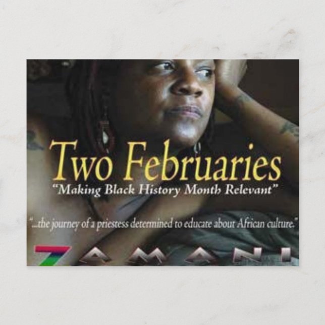 två februari vykort (Framsida)