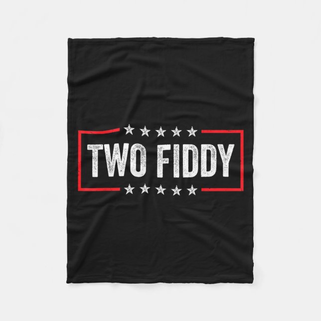 Två Fiddy Amerika 250 Fleecefilt (Framsidan)