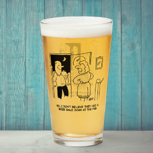 Två fina Beer Thecks Tecknader. Glaskopp