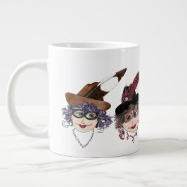 Två fina vänner jumbo mugg