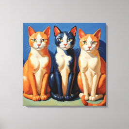 Två fingrar och en Tuxedo Canvastryck