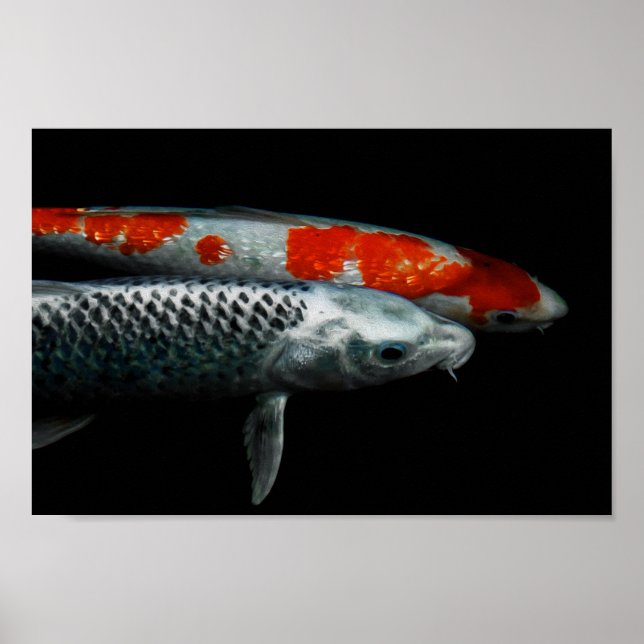 Två fiskar poster (Framsidan)