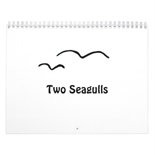 Två Fiskmåsar Kalender (Omslag)