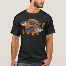 Två fläckiga fiskar t shirt