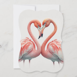 Två Flamingo i Kärlek