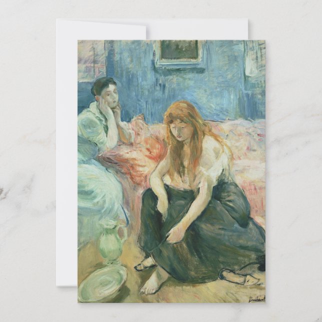Två flickor | Berthe Morisot (Framsida)