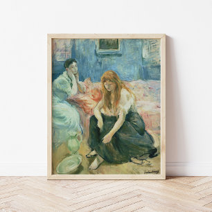 Två flickor   Berthe Morisot Poster