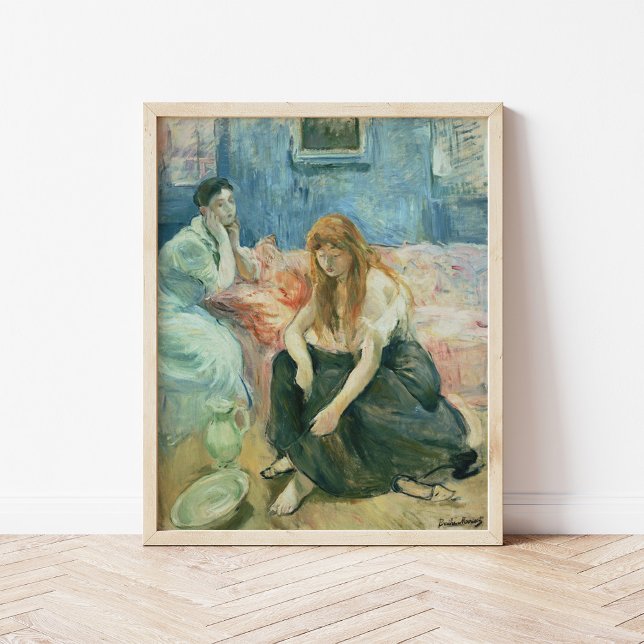 Två flickor | Berthe Morisot Poster (Skapare uppladdad)