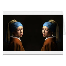 TVÅ FLICKOR MED PEARL EARRING