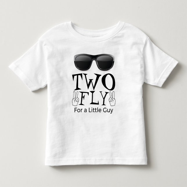 Två flugor för en liten kille T-Shirt (Framsida)