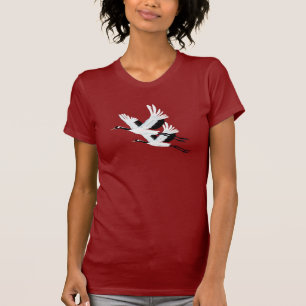 Två flygakranar tee shirt