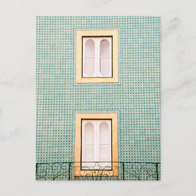 Två fönster vykort (Framsida)