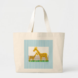 Två (för) Cute Giraffes Bags Jumbo Tygkasse