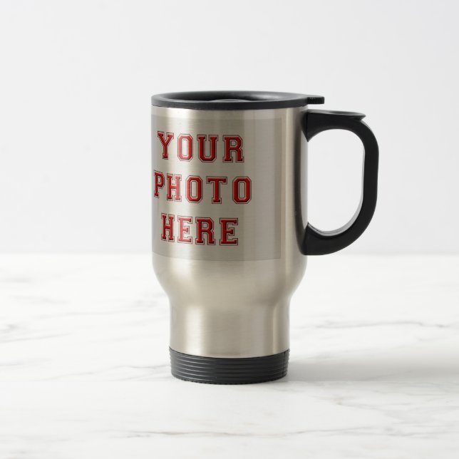 TVÅ för fotokaffe för bilder rostfria travel mug Resemugg (Höger)