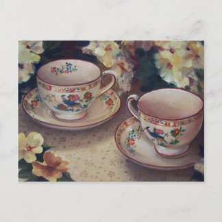 Två för Tea Postcard Vykort