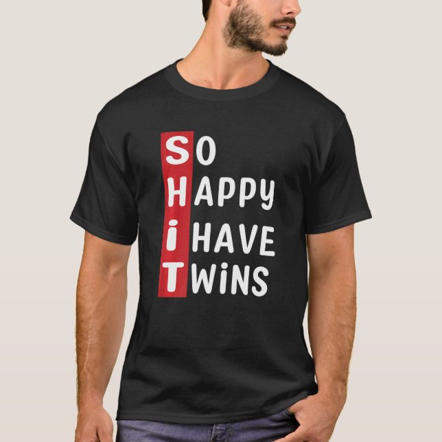 Två föräldrar är citerade så jag har Twillingar i  T Shirt (Framsida)