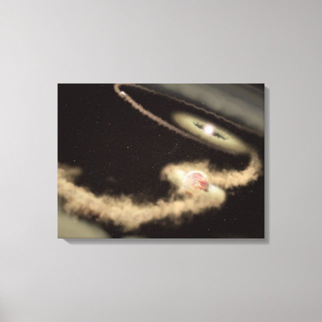 Två förklaringar från gastorgen som beskriver en u canvastryck (Framsida)