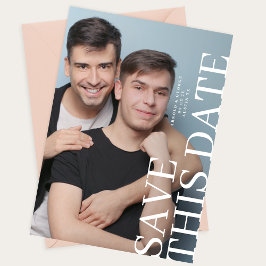 Två foto Bröllop SPARA DETTA DATUM Spara Datumet