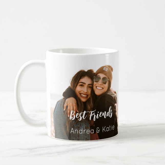 Två Foto Personligt Namn Kaffemugg (Vänster)