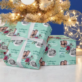 Två fotomall jul Ro Presentpapper