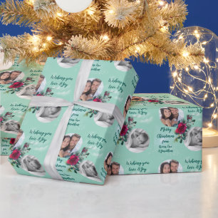 Två fotomall jul Ro Presentpapper
