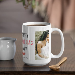 Två foton ALLA HJÄRTANS DAG Ett par gåvor Kaffemugg