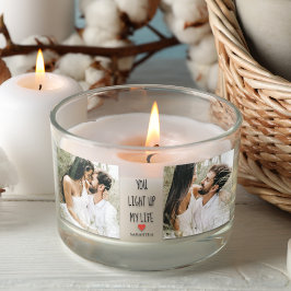 Två foton | ALLA HJÄRTANS DAG | Romantisk offert Rektangulärt Klistermärke