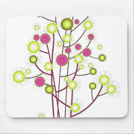 två gånger det gröna träd musmatta