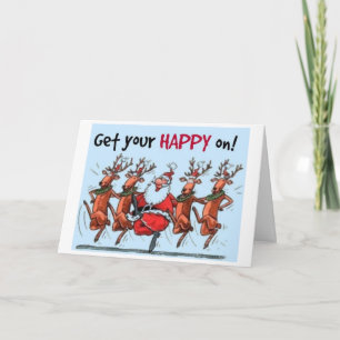 TVÅ GÅNGER DIN LYCKLIG PÅ OCH STEN DEN HÄR KRISTMA HELGKORT