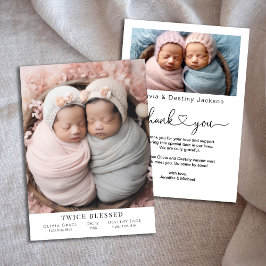 Två gånger överflödigt kort för platt födelsefödel