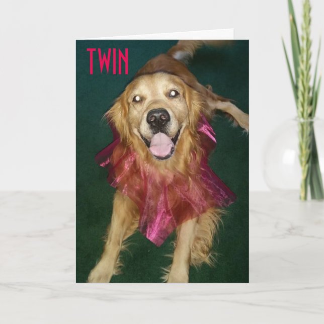 TVÅ GÅNGER PÅ BÄSTA TUTU OCH FÅ DIN BIRTHDAG KORT (Framsida)