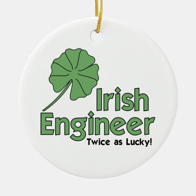 Två gånger som Lucky Julgransprydnad Keramik (Framsidan)