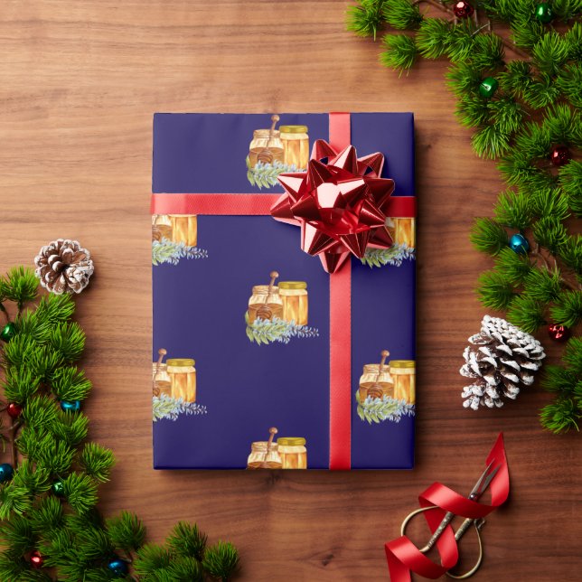 Två gånger som Sweet Twin honey Burk Presentpapper (Julgåva)