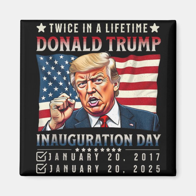 Två gånger under en livstid ökar president install magnet (Framsidan)