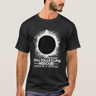 Två gånger under en livstid Total Solar Eclipse Mi T Shirt