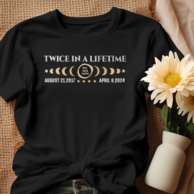 Två gånger under en livstid, totalt solarium 2024 t shirt (Skapare uppladdad)
